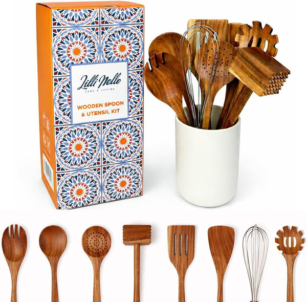 Wooden Utensil Kit 8-Piece